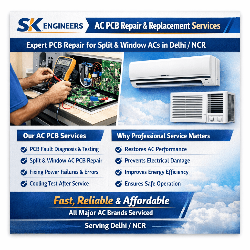 Professional ac pcb service for all major brands