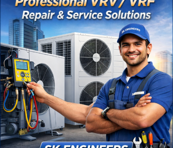 VRV air conditioning system for commercial spaces